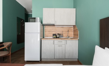 Стандарт 24 кв.м. с кухней | 1 большая кровать в Имеретинский