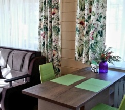 Двухместная студия Standard с красивым видом из окна двуспальная кровать в Усадьба Коноваловых