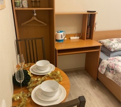 Двухместный номер с 1 двуспальной кроватью в Чижик-Пыжик
