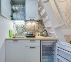 Двухуровневая студия стандарт двухместная в Sokroma Фонтанный дом