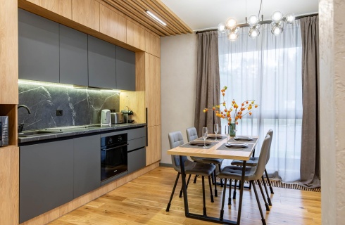Мистолово: Апартаменты Ohta Park Suite 21 (Охта Парк Сьют 21)