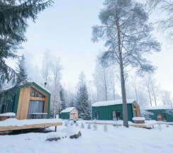 Четырёхместный Барнхаус на главной аллее в ЭкоPort на Отрадном