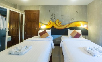 Двухместный номер Premium 2 отдельные кровати в Baan Kamala Fantasea Hotel