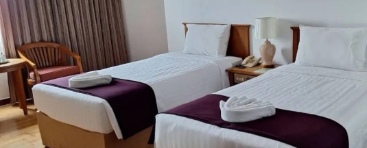 Двухместный номер Deluxe 2 отдельные кровати в Diamond Plaza Hotel Suratthani