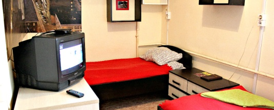Двуместный номер с раздельными кроватями в Like Hostel