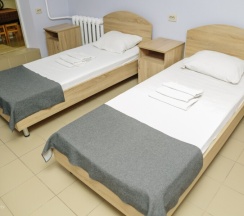 Двухместный номер с2 односпальными кроватями и кухней 2 Звезды (реестровый номер № С612024011918) в Евразия-Аксай