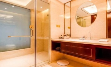 Двухместная вилла двуспальная кровать в Longshan Hotel