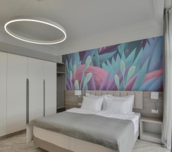 Номер Стандарт с видом на сад двуспальная кровать в Garden Resort
