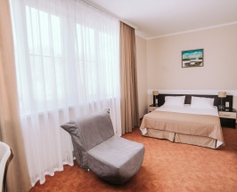 Стандарт без балкона с видом на горы (одна кровать 160см, кресло-кровать 80 см ) 3* в Golden hills