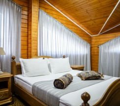 Двухместный номер Deluxe с красивым видом из окна двуспальная кровать в Chalet