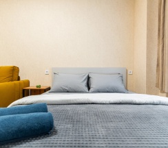 Студия Comfort в Апартаменты в Нoвоpоccийcкe c Дизaйнерcким Рeмoнтoм