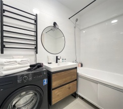 Cruise - премиум-апартаменты с отдельной спальней около м.Сокол (8 этаж, до 5 гостей) в Smart Lofts Moscow