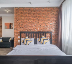 Номер стандарт семейный с 2 двуспальными кроватями в Hot Place Guest House