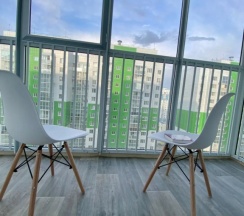 Suite Apartment с 2 комнатами с балконом в GOROD Si в 5 мин от трассы М4 Дон. ЖК Озерки