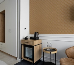 Стандартный номер с видом на парк, балконом и двумя отдельными кроватями в Королева Луиза