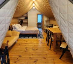 Тёплый сафари-тент в Вдохни Алтай