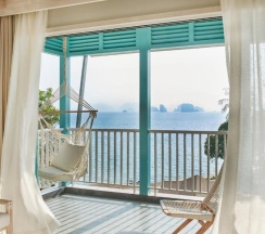 Двухместный номер Deluxe с видом на океан двуспальная кровать в Cape Kudu Hotel