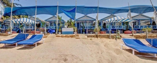 Номер Deluxe с видом на море в Cuba Agonda