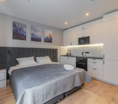 Семейная студия в 3 минутах от метро и вокзала в SalutApart 2W Энергетиков 2/2