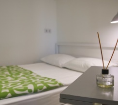 Двухместный номер с двуспальной кроватью, ванной комнатой, без окна в Sunny Sochi Hostel