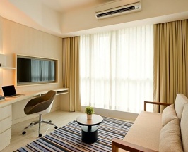 Двухместный номер Premier c 1 комнатой двуспальная кровать в Oasia Suites Kuala Lumpur