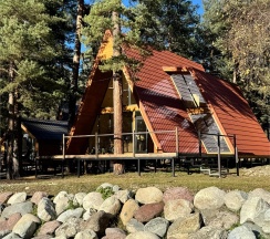 (А4) 2-х этажный А-фрейм в Таулу Архыз