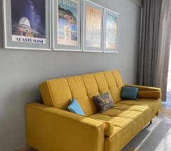 5-местные 2-комнатные апартаменты люкс семейные (мансарда) в Apart Ru Hotel