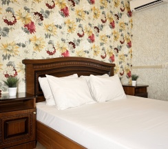 2х местный комфорт с видом на столовую и территорию отеля в Эргес