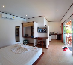 Двухместное бунгало Deluxe двуспальная кровать в Vivi Bungalows Resort