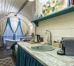 Дилижанс "Сказочное Бали", 2х-местный бутик-номер с ванной в О2Kislorod