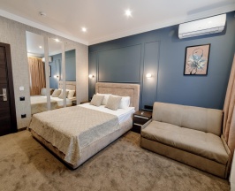 Номер стандарт улучшенный с 1 двуспальной кроватью в Рествилль