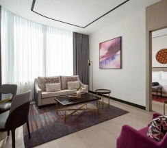 Двухместный люкс Club Lounge Access с террасой двуспальная кровать в InterContinental Tashkent, an IHG Hotel