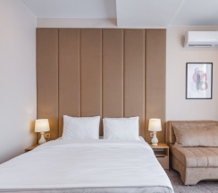 Трехместный номер с частичным видом на море в Kinney hotel sea view