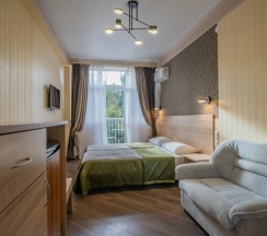 Двухместный номер (Малый корпус) Стандарт c 1 комнатой 2 отдельные кровати в Литфонд