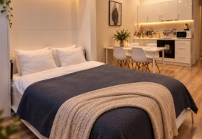 Апартаменты Апартаменты Sky Club Apartments Сколково в Новоивановском