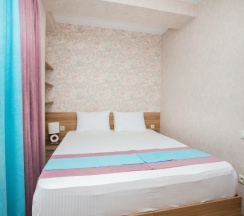 Делюкс апартаменты с балконом и видом на горы в Alba inn apartments