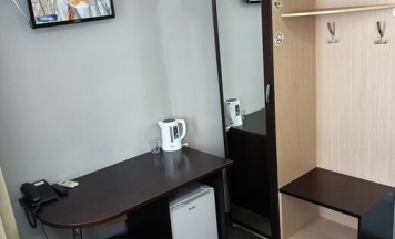 Двухместный номер Comfort с красивым видом из окна двуспальная кровать в Бизнес Лайф