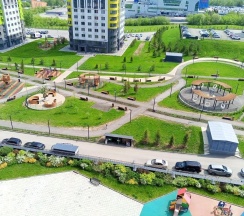 1-комнатные апартаменты, 30 м², 16 этаж в Сибирь House