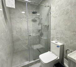 Двухместный люкс с красивым видом из окна двуспальная кровать в Karibi