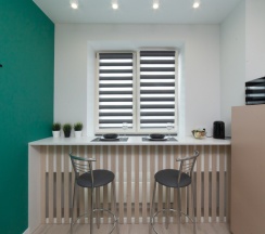 студия стандарт с видом на город  и ванной для 1-2 гостей (центр, ул. Сакко, 24, "Vivaldi"), 914 в Viva aparts