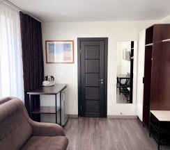 Номер студия с 1 двуспальной кроватью (с завтраком) в Баваренок