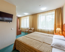 Номер Стандарт с двуспальной кроватью в Ладога