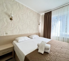 Номер комфорт с 1 двуспальной кроватью в Олимпия