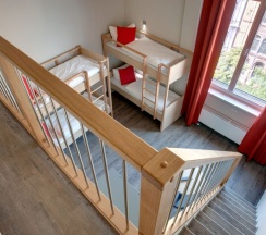 Кровать в общем номере в MEININGER Hotel Berlin Mitte