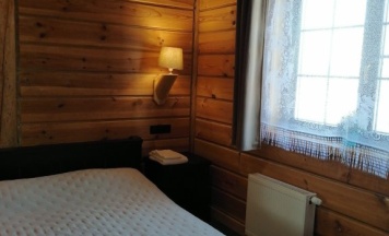 Двухместный люкс с красивым видом из окна двуспальная кровать в Теремъ