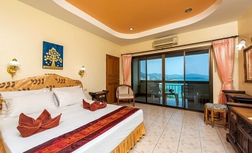 Двухместный номер Deluxe двуспальная кровать в Baan Karon Hill Phuket Resort