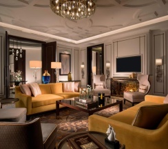 Двухместный люкс Presidential c 1 комнатой с видом на реку двуспальная кровать в The St. Regis Astana