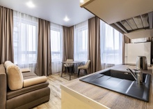 1-комнатные апартаменты люкс Попова 18 в Pashk Inn Apartments (Пашк Инн Апартментс) на улице Попова