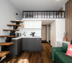 1-комнатные апартаменты студия Сельскохозяйственная 17к4 в Zen Home