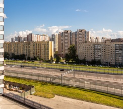 Студия (Пулковское шоссе 14, с6. 5.1\ 9 этаж) в Papa aparts